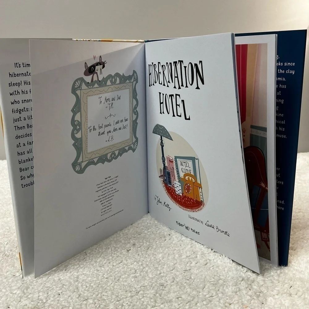Tiger Tales "Hibernation Hotel" Hardcover Children's Picture Book - Picture 5 of 6